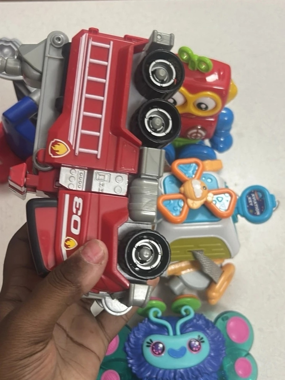 Red Kids Fire Truck Toy - Brand Unspecified